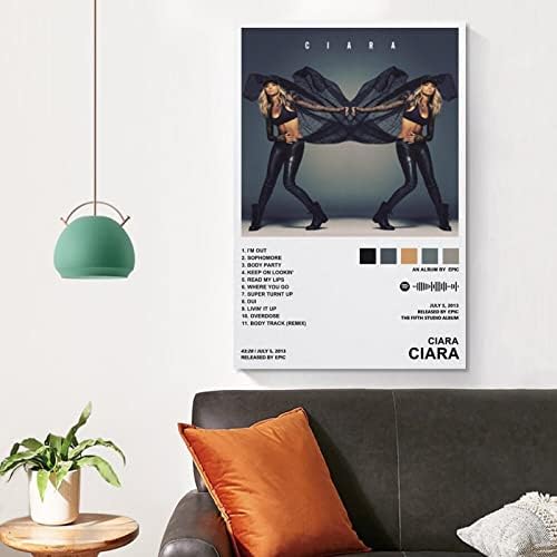 OBICK Ciara-Ciara platneni Posteri Wall Art Decor Soba Dekoracija spavaće sobe Unframe-style12x18inch