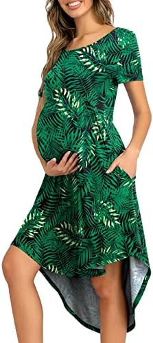 Twwone materinska haljina za žene Maxi haljina Ženska ležerna zamotavanje dugih beba tuš trudnoće haljine