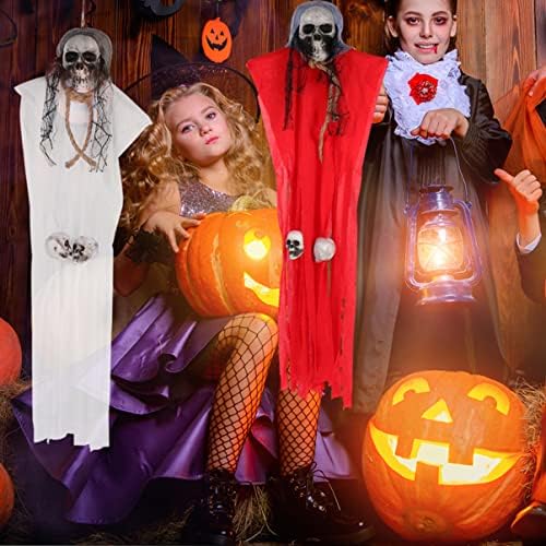 CANIGHT Home Flying Halloween visi za ghost Skeleton Reapers Grim dekoracije, Vanjska scena uklet dizajn