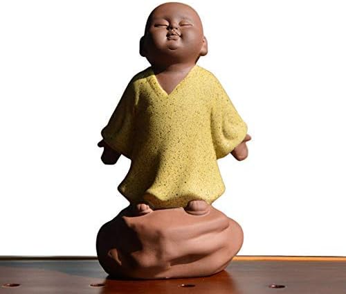 Kingzhuo Keramic Little Cute Buda Statua Monk Figurine Creative zanata za djecu Lutke ukrasi Poklon klasično