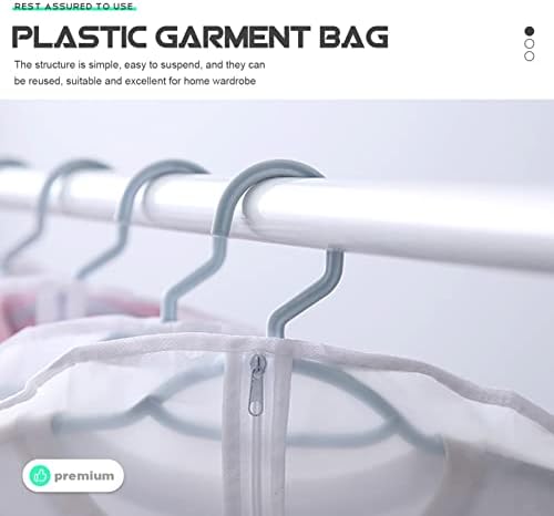 Zerodeko Clear plastične kese 5pcs Clear Garment Bags viseće torbe za odeću odeća zaštitna torba odeća Zaštitna