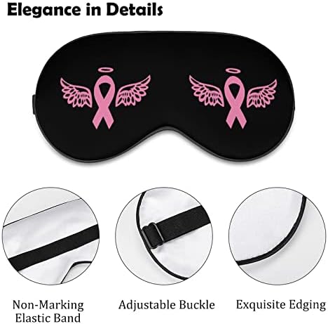 Anđeoska krila tetovaže maske za mekane maske od karcinoma dojke s podesivim laganim kaišem u udobnim očima