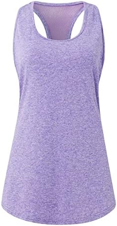 Vrhovi rezervoara za žene ljetne joge majice labavi fit mrežaste racencack trčanje s majicama za teretane