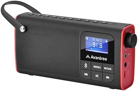 Avantree SP850 punjivi prijenosni FM Radio sa Bluetooth zvučnikom i SD karticom MP3 Player 3-u-1, automatsko