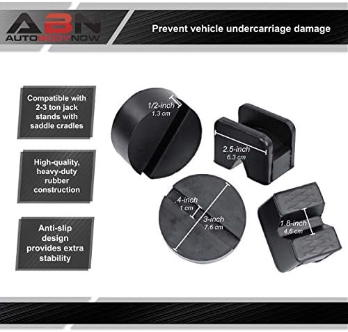ABN Jack Pad adapteri-4PK Car Jack Stand Pinch Weld adapter Protector Kit sa V oblikom i Pak tipom Jacking
