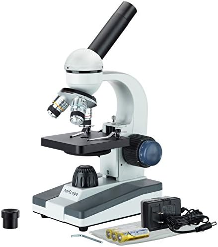 Amscope M150A složeni Monokularni mikroskop, okulari WF10x i WF16x, uvećanje 40x-640x, LED osvjetljenje,
