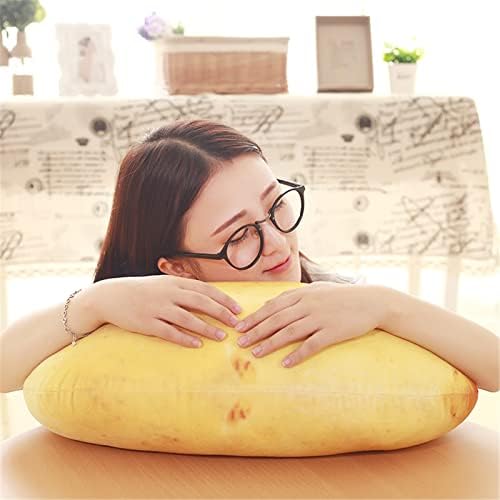 3D plišani jastuk od krompira, 19.5 plišani punjeni igrač na razvlačenje u krevetu ukrasno povrće baca jastuk