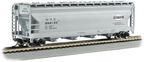 Bachmann Trains-56'ACF Center Flow Hopper - New YORK CENTRAL - grey - HO Scale