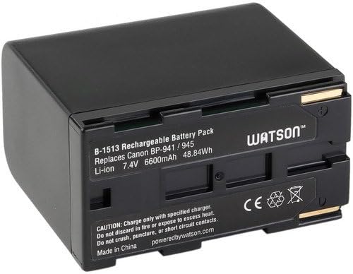 WATSON BP-945 litijum-jonski baterija -Proizvodnica za bateriju Canon BP-945
