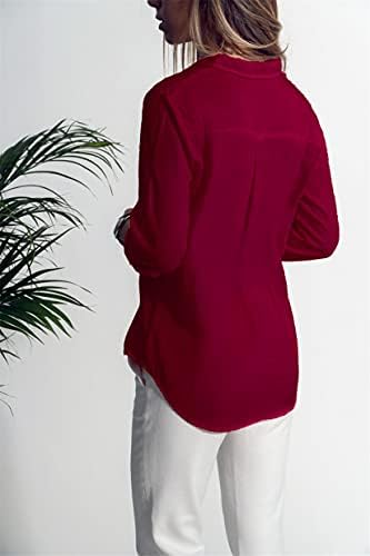 ANDONGNYWELL CASELL LEAL LEGEL Džepna majica Ženska habanje Ljetni multiboolijski vrhovi
