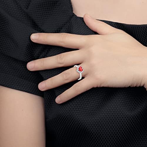 Modni ženski dijamantni prsten nakit u obliku prstena u obliku srca zaručni poklon prsten nakit prstenovi