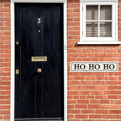 Ho Ho Ho Street Sign, Ho Ho Ho Metal name Sign, Ho Ho Ho personalizirani metalni adresni znak za kuću 4