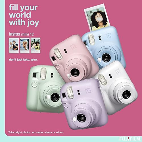 Fujifilm Instax Mini 12 trenutna kamera sa žižnom daljinom 60 mm + Fujifilm Instax Mini dvostruki Film +
