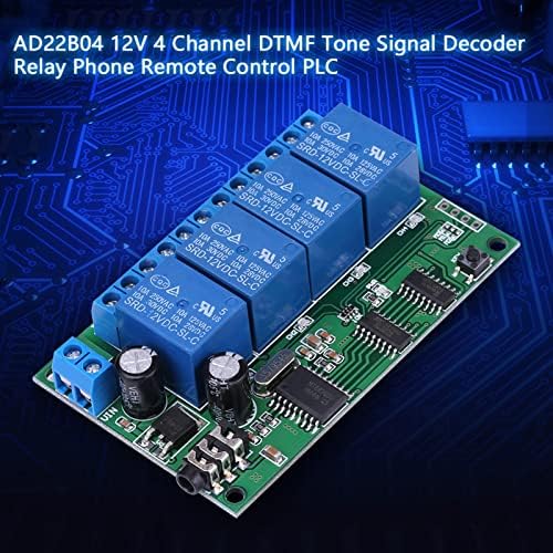 Marukio AD22B04 12V 4-kanalni DTMF latch Sound naizmeničnoj ploči Signal Decoder relej telefon daljinski