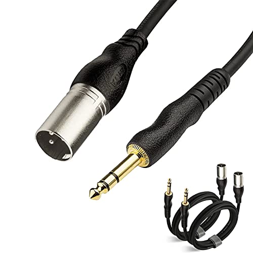 TRS do XLR muški kabl 1/4 Adapter za balansirani signal interkonekcije za audio opremu Plug and Play