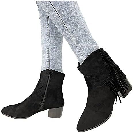 Ženske čizme Nema pete kratke rešene modne potpetice cipele retro čizme Chunky Visoke ženske prozračne patentne