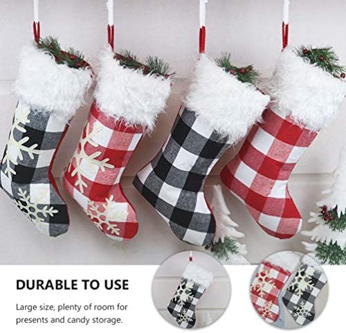 Besporbleble Božićni dekor čarapa poklon torbe za božićne čarape Viseće čarape Privjesak Xmas Dekorativni