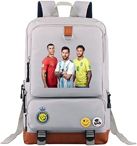 Casual Cristiano Ronaldo ruksak Al Nassr FC ruksak - školski ruksak za tinejdžere otporne na nošenje izdržljiv