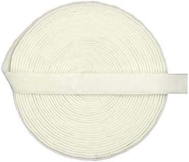 Bristlegrass Off bijele elastične trake za perike, 1cm Inch 2 Yard visoka elastičnost pletena Kalem šivaća