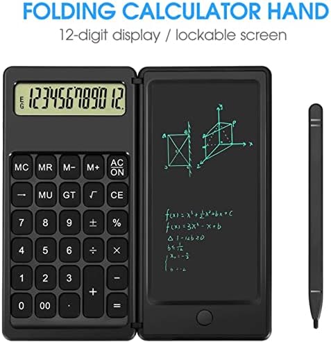 XWWDP sklopivi kalkulator sa 6-inčnim LCD tabletom Digitalni jastuk za crtanje Stylus olovka Brisanje dugmeta