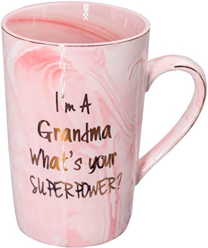 Mugpie baka šolja pokloni od kćeri-Funny Ja sam baka koja je tvoja supermoć šolja za kafu - rođendanski