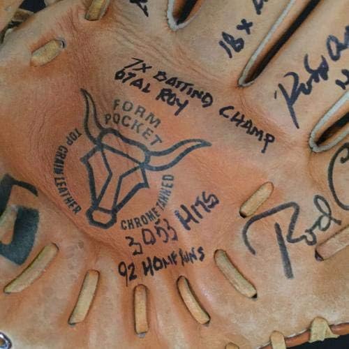 Rod Carew potpisan Vintage player Model Spalding bejzbol rukavica rukavice * HOF * MVP JSA-MLB rukavice