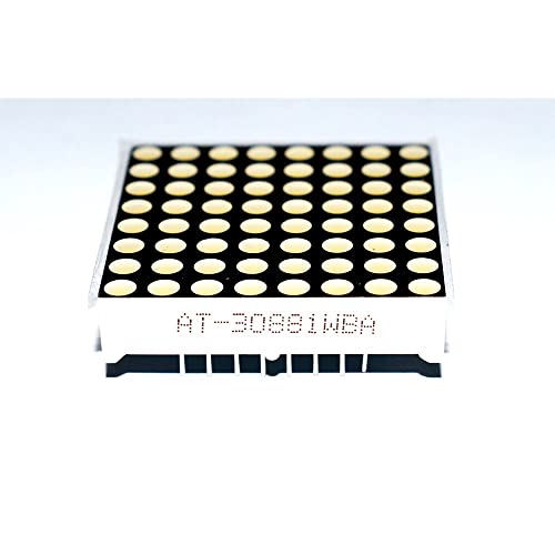 10kom 8×8 3MM Matrična cifra LED numerički displej 64 tačke označeno svetlo 32x32mm veličina