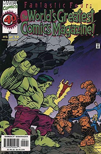 Fantastic Four: najveći svjetski strip magazin 5 VF ; Marvel comic book | Hulk vs The Thing