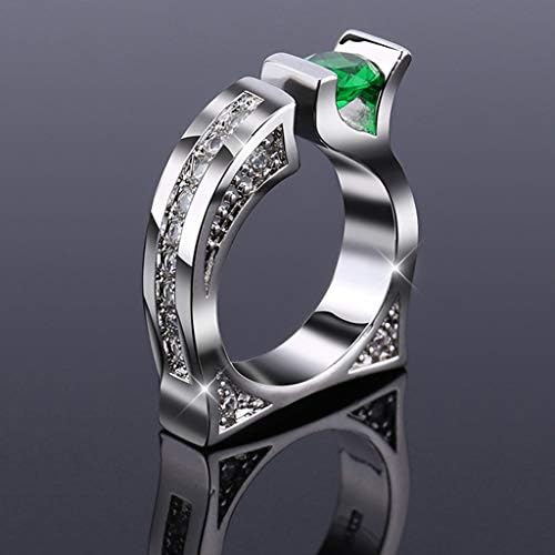 Zaručnički prstenovi za žene jedinstvenog dizajna metalni geometrijski kvadratni Cirkon ženski prsten Nakit