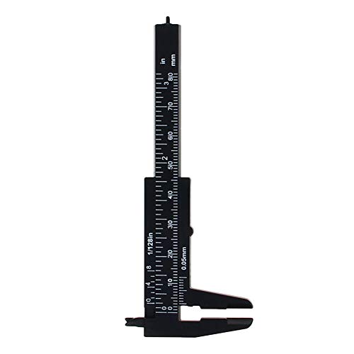 Nonier Caliper 80mm / 3.1-inčni plastični mjerni alat za precizna mjerenja vanjske unutrašnje dubine