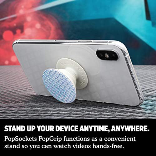 PopSockets: PopGrip sa zamjenjivim vrhom za telefone i tablete - Iridescent zmija
