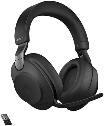 Jabra Evolve2 85 UC bežične slušalice sa Link380A, stereo, crna - bežična Bluetooth slušalica za pozive