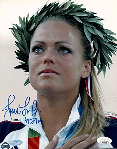 Jennie Finch olimpijski potpisao je 8x10 fotografija sa JSA COA - autogramiranim olimpijskim fotografijama