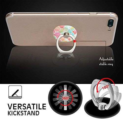 Držač za mobilni telefon akvarelne pozadine prstenasti držač za telefon podesiv držač prsta za okretanje