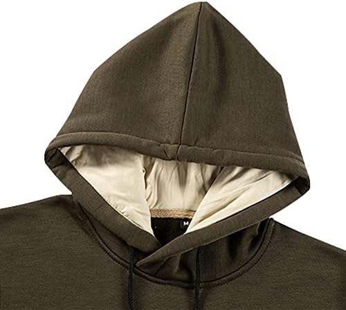 Bebuerrg muški duks 2 komada Hoodie Tracking setovi Novost boja blok pulover Fleece Duksera sa džepovima