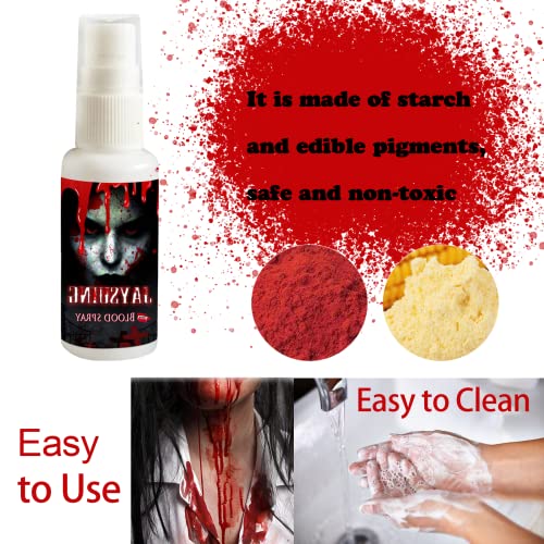 Halloween Lažni sprej za šminku krvi, lažni sprej za šminku krvi, tako realni vampirski komplet Cosplay