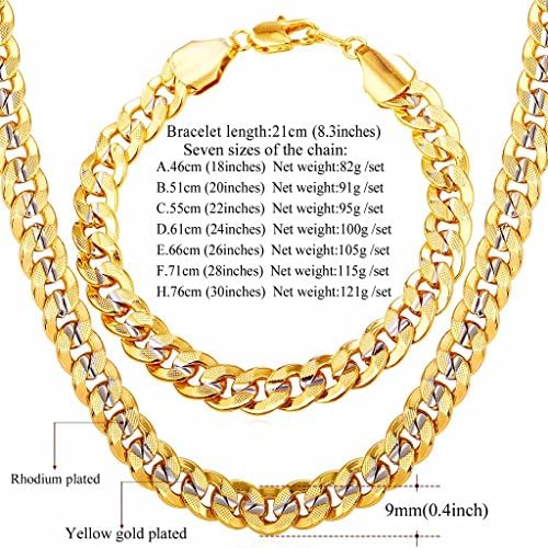 U7 dijamantski rezani Miami Kubanski lanac za muškarce žene lančić od nerđajućeg čelika, Cool Hip Hop nakit