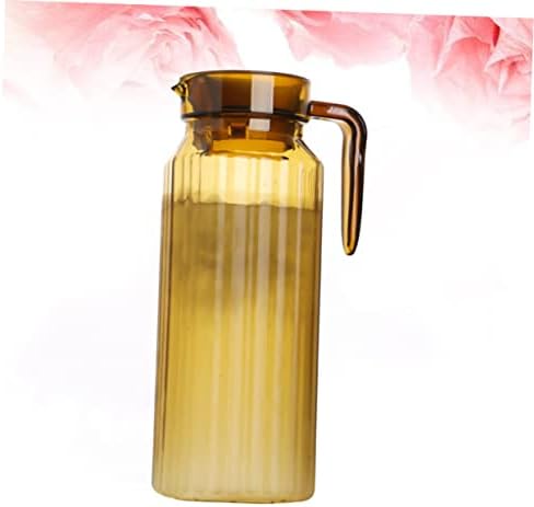Upkoch Vodene boce Staklo Staklo s poklopcem za mjerenje čaša Staklo Veliki vodeni bacač sa čajnim čajnim