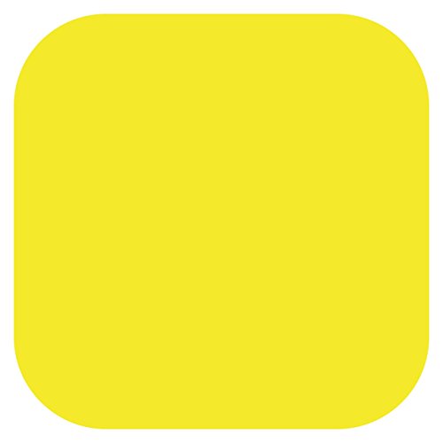 DayMark Dissolvable Square Label, 3/4 x 3/4, žuta