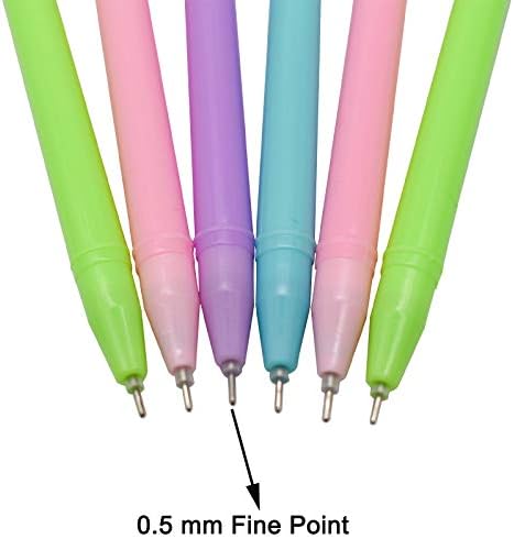 Maydahui 12pcs Rollerball olovke u obliku sova slatka kawaii životinjska olovka Novost pisanje ptica PEN Crni gel tinta Dekor pribor za školsku kancelariju