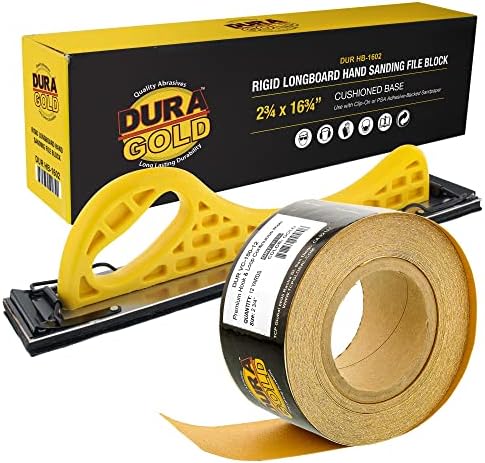 Dura-Gold Pro serija Longboard brusilica za ručno brušenje file brusilica blok-kuka & petlja za podršku