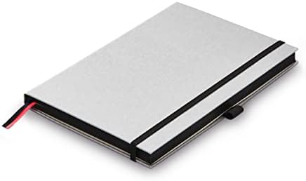 Lamy Paper blanco Tvrdi povez A5 Notebook 810-Format DIN A5 u brušenom metalu izgleda bez presude, 192 stranice