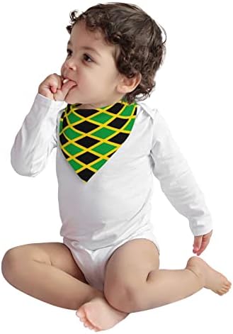 Austenstern pamuk Baby Bibs Jamajka zastava Karipska bačla Bandana Drool Bibs Theeth Food Bib