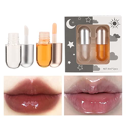 Sjaj za usne Lip 2 kom Lip Plumper Syrup Cosmetics Lip Plumper Lip Enhancer Lip Care for Fuller mekše usne