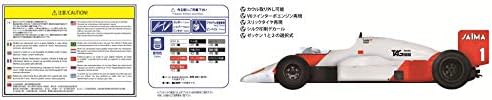 Aoshima Bunka Kyozai 1/20 Beemax serija No. 9 McLaren MP4 / 2b 1985 Monaco Grand Prix Specifikacija plastični