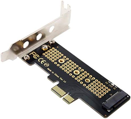 CABLECC niski profil PCI-E 3.0 x4 trake do M.2 NGFF M-Key SSD NVME AHCI PCI Express adapter kartica
