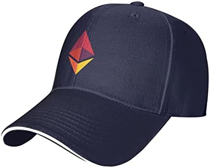 Etvereum logo bejzbol kapa muška kakva se može popraviti ženska sendvič kapa