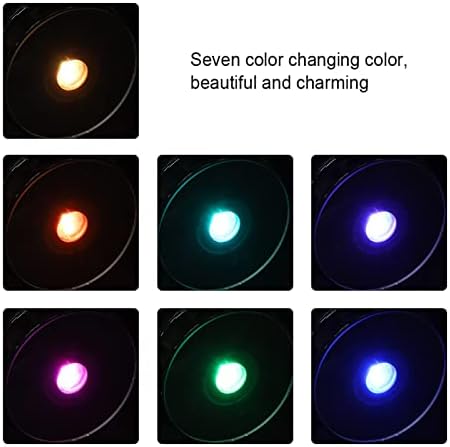 Rankomu LED lagana baza, ne klizanje okruglih zaslona u sedam boja, pogodan za staklenu kristalnu sfernu
