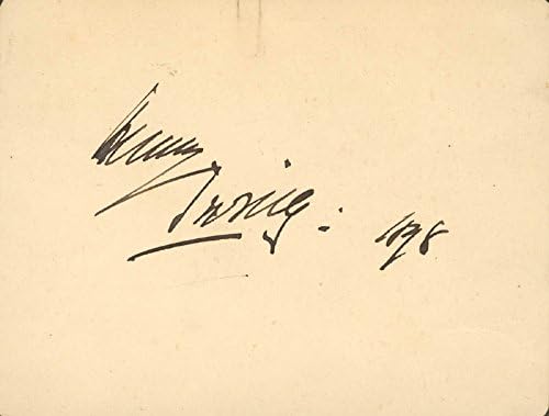 Sir Henry Irving-Potpis 1878
