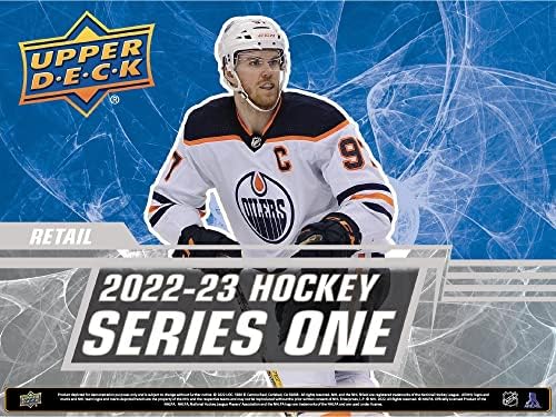 2022-23 Gornja paluba serije 1 Hokejski debeli paket 6-kutija